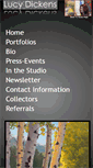 Mobile Screenshot of lucydickensfineart.com