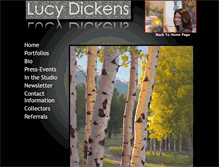 Tablet Screenshot of lucydickensfineart.com